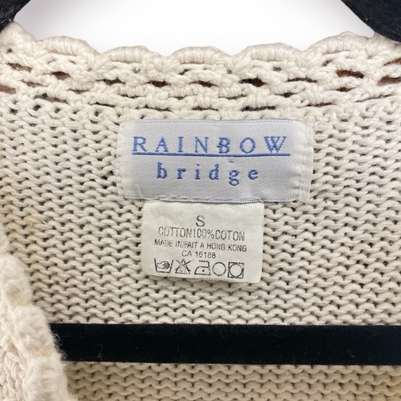 Vntage Winter Scene Embellished Grandmacore Cardigan Size S - Picture 8 of 12